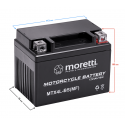 Akumuliatorius Moretti AGM MTX4L-BS